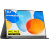 Monitor portátil para juegos P161A11D de 16,1 pulgadas y 1080p con pantalla extendida (negro)
