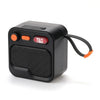 Altavoz Bluetooth inalámbrico portátil para exteriores T&G TG701 TWS con subwoofer (negro)