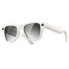 Gafas inteligentes M02 con cámara de 8 MP e IA y lentes fotocromáticas (Beige)