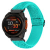 Correa de nailon elástico con diseño ondulado para Garmin de 22 mm (verde menta)