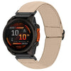 Correa de nailon elástica de color sólido para reloj Garmin de 26 mm (palma de nogal)