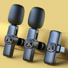 Micrófono inalámbrico de solapa J1 2 en 1 con reducción de ruido, minimicrófono, modelo: conector tipo C