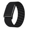 Correa de reloj de nailon con diseño decorativo y fuerza elástica para electrocardiograma WHOOP 5.0 (negro + marco negro)
