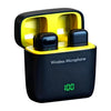 Micrófono inalámbrico de solapa K6 Mini para grabación de audio en vivo. Modelo: conector de 8 pines (negro y amarillo).
