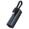 Adaptador de estación de acoplamiento portátil multifuncional de tipo C a USB 3.0, doble USB 2.0, SD y tarjeta TF (negro)