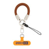 Correa de muñeca antipérdida XDcase con hebilla y junta metálicas, longitud: 10,6 cm (caramelo)