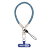 Correa de muñeca antipérdida XDcase con hebilla y junta metálicas, longitud: 18,9 cm (azul oscuro)