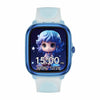 Reloj inteligente HT40 de 1,83 pulgadas para niños con tarjeta de estudio, monitorización de frecuencia cardíaca, presión arterial y sueño (azul)