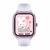 Reloj inteligente HT40 de 1,83 pulgadas para niños con tarjeta de estudio, monitorización de frecuencia cardíaca, presión arterial y sueño (morado)