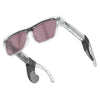 Gafas inteligentes XK One Mac de 8 MP con control táctil por voz y cambio de color (transparentes)