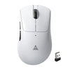Ratón inalámbrico trimodo SOLAKAKA SM805 de 24000 DPI, 2,4 GHz, Bluetooth y cable (blanco)