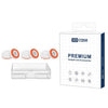 3 pares de almohadillas de repuesto de silicona para AirPods Pro 1/2 XDcase, talla M (blanco y naranja)