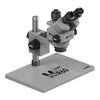 Microscopio trinocular MaAnt Sky Eye R60 7-60X con base grande (gris)