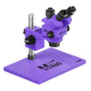 Microscopio trinocular MaAnt Sky Eye R60 7-60X con base grande (morado)