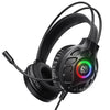 Auriculares para juegos SoulBytes S200 con cable USB de 3,5 mm y micrófono (negros)