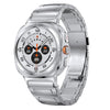 Correa de reloj de aleación de titanio con hebilla plana en forma de I para Samsung Galaxy Ultra 47 mm/Ultra 2025 (plateada)