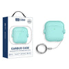 Estuche para AirPods 4 XDcase Music Boy Macaron con hebilla de anilla (verde)