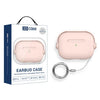 Estuche para AirPods Pro 2/1 XDcase Music Boy Macaron con hebilla de anilla (rosa)