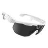 Gafas deportivas inteligentes para ciclismo W640 de 8 MP con IA, estabilización de imagen de seis ejes, wifi, control táctil, reducción de ruido con micrófono dual y traducción IA (lentes negras, marco blanco)