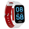 Reloj inteligente FA96 para niños con pantalla de 1,57 pulgadas, red 4G, seguimiento GPS (blanco y rojo)