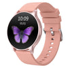 Reloj deportivo inteligente QS80 Pro con pantalla AMOLED de 1,32 pulgadas y monitorización de frecuencia cardíaca (rosa)