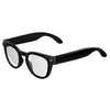 Gafas inteligentes MT3 de 8 MP con IA, wifi, control táctil y llamadas Bluetooth (montura negra mate y lentes transparentes)