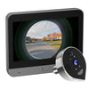 Timbre RH-PD7 con pantalla HD de 4,3 pulgadas, mirilla panorámica de 360 grados, inalámbrico, WiFi 2,4 G (gris y negro)