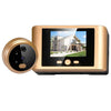 Timbre de video inalámbrico RH-TPD08 con mirilla electrónica de 2,8 pulgadas y pantalla 720P (2,4 G) (dorado)