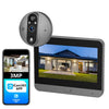 RH-PD8-I Timbre con video WiFi, visión nocturna, pantalla HD de 4.3 pulgadas, sin puntos rojos (gris y negro)