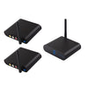 Transmisor de audio y video inalámbrico Measy AV530-2 de 5.8 GHz + 2 receptores. Distancia de transmisión: 300 m. Especificaciones: enchufe estadounidense (negro).