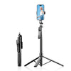 Trípode telescópico de suelo K29 para teléfono y palo selfie (negro)