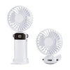Ventilador de mano plegable S1 Ice Feel con pantalla LED (blanco)