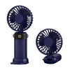 Ventilador de mano plegable S1 Ice Feel con pantalla LED (azul)