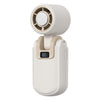 Ventilador de refrigeración plegable mini de alta velocidad HX-F386 con pantalla digital (beige)