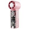 Ventilador portátil mini de alta velocidad con turbina eólica concentrada K824 (rosa)