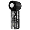 Ventilador portátil mini de alta velocidad con turbina eólica concentrada K824 (negro)