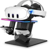 Soporte de pantalla VR con iluminación RGB WG67 para Meta Quest 2 / 3 / 3S (Negro)