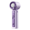 Mini ventilador de mano Y33 con pantalla digital (morado)