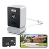 Cámara de vigilancia inteligente inalámbrica WiFi para ventanas, Especificaciones: 5.0 GHz (Blanco)