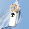 Ventilador portátil mini WD-01 con pantalla digital para refrigeración por hielo (beige)