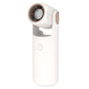 Ventilador portátil plegable de alta velocidad F03 con pantalla digital (beige)
