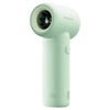 Mini ventilador de mano silencioso de alta velocidad L03 con pantalla digital (verde)