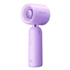 Ventilador de mano silencioso de alta velocidad M03 Plus con pantalla digital (morado)