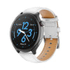 Reloj inteligente GTR2 con pantalla Ultra HD de 1,46 pulgadas, llamadas Bluetooth y soporte para monitorización de la salud (negro + correa de cuero sintético blanco).