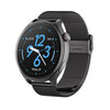 Reloj inteligente GTR2 con pantalla Ultra HD de 1,46 pulgadas, llamadas Bluetooth y soporte para monitorización de la salud (Negro + Correa de acero negra)