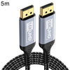 Cable adaptador para monitor de juegos DP a DP 2.1 16K HD, longitud: 5 m (gris cielo)