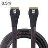 Cable de transferencia de datos para servidor de disco duro de alta velocidad SlimeSAS WG183 SFF-8654 8i a SFF-8654 8i, longitud: 0,5 m (negro)
