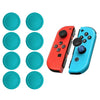 XDcase 8 piezas Tapas de repuesto para el pulgar del controlador del joystick para Switch / Switch Lite / Switch OLED (Azul)