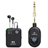 Sistema de monitorización intraauricular inalámbrico portátil MT-M2 para escenario, transmisor de 3,5 mm/6,5 mm y receptor (negro).
