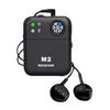 Receptor de monitoreo inalámbrico portátil M2 con auriculares con cable (negro)